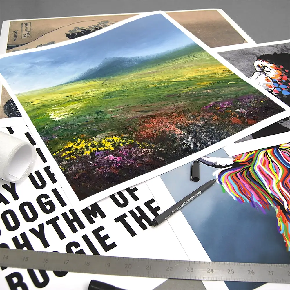 Dartmoor Walk Square Art Print Dartmoor Walk Square Art Print wall art product Laure Bury