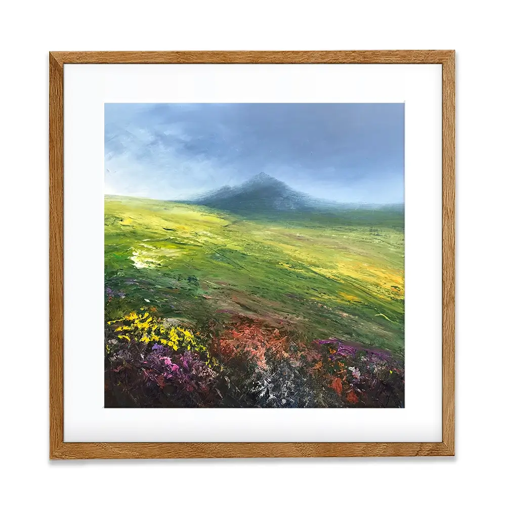Dartmoor Walk Square Framed Art Print Dartmoor Walk Square Framed Art Print wall art product Laure Bury