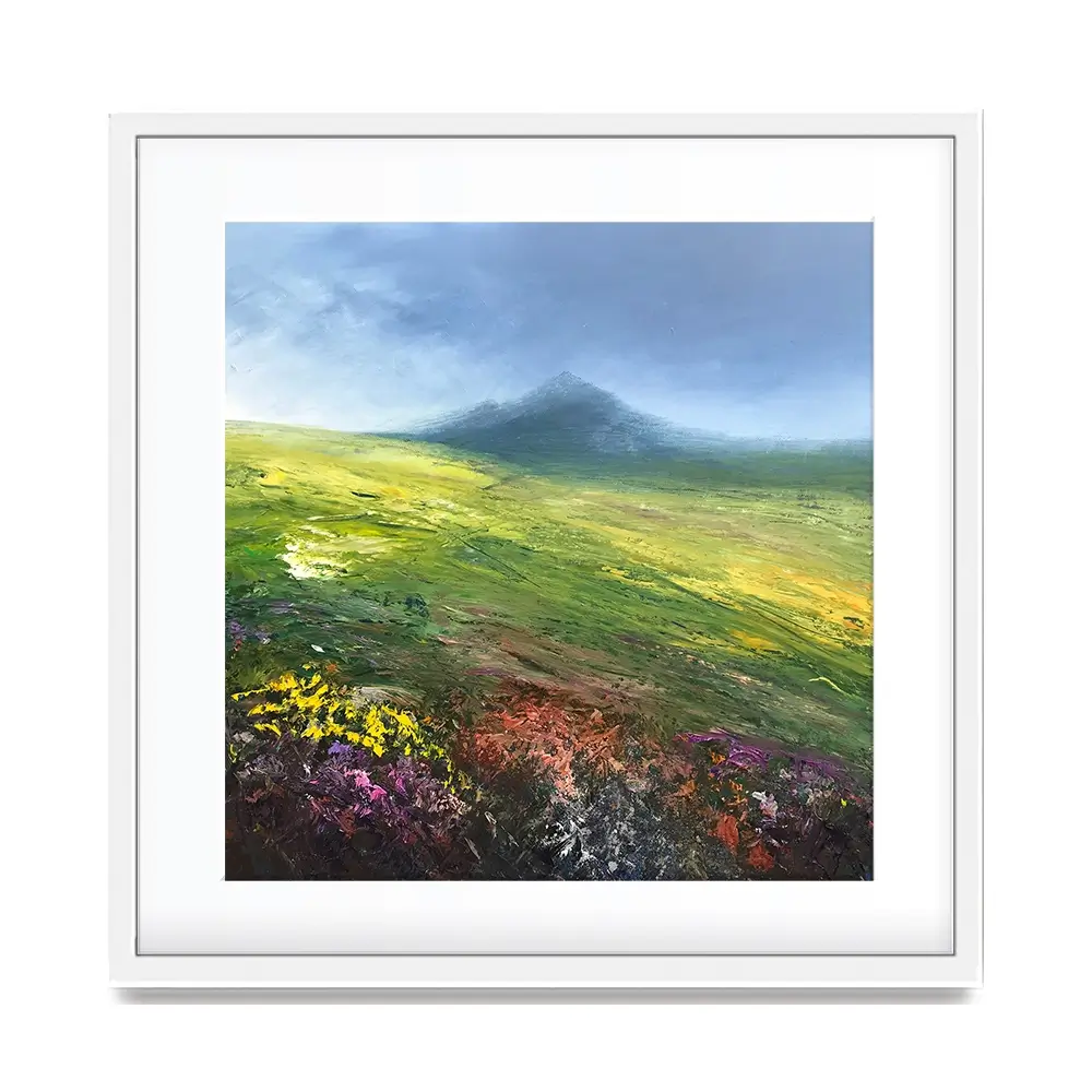 Dartmoor Walk Square Framed Art Print Dartmoor Walk Square Framed Art Print wall art product Laure Bury