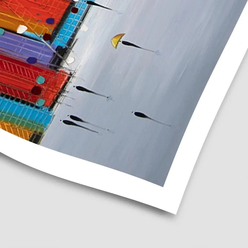 Day In The City Art Print Day In The City Art Print wall art product Ekaterina Ermilkina
