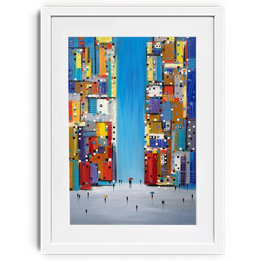 Day In The City Framed Art Print Day In The City Framed Art Print wall art product Ekaterina Ermilkina