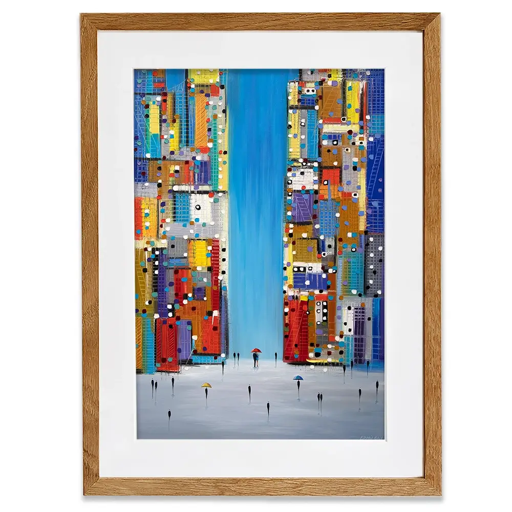 Day In The City Framed Art Print Day In The City Framed Art Print wall art product Ekaterina Ermilkina