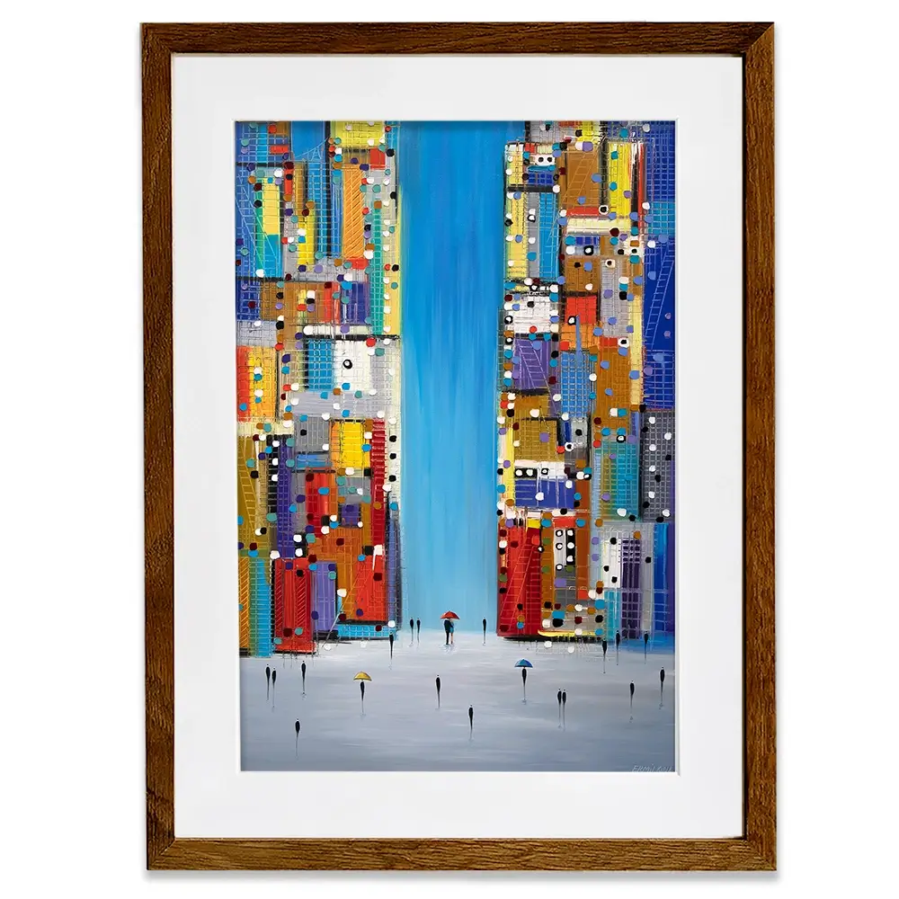 Day In The City Framed Art Print Day In The City Framed Art Print wall art product Ekaterina Ermilkina