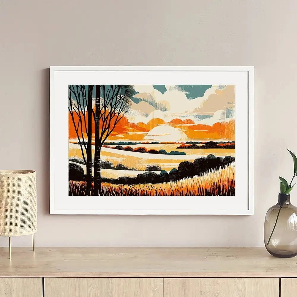 Days End Framed Art Print Days End Framed Art Print wall art product P & M Print Gallery