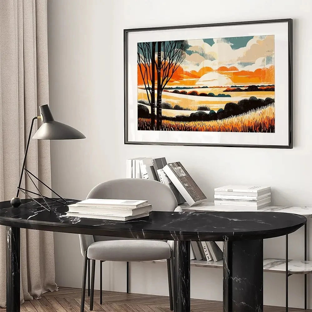 Days End Framed Art Print Days End Framed Art Print wall art product P & M Print Gallery