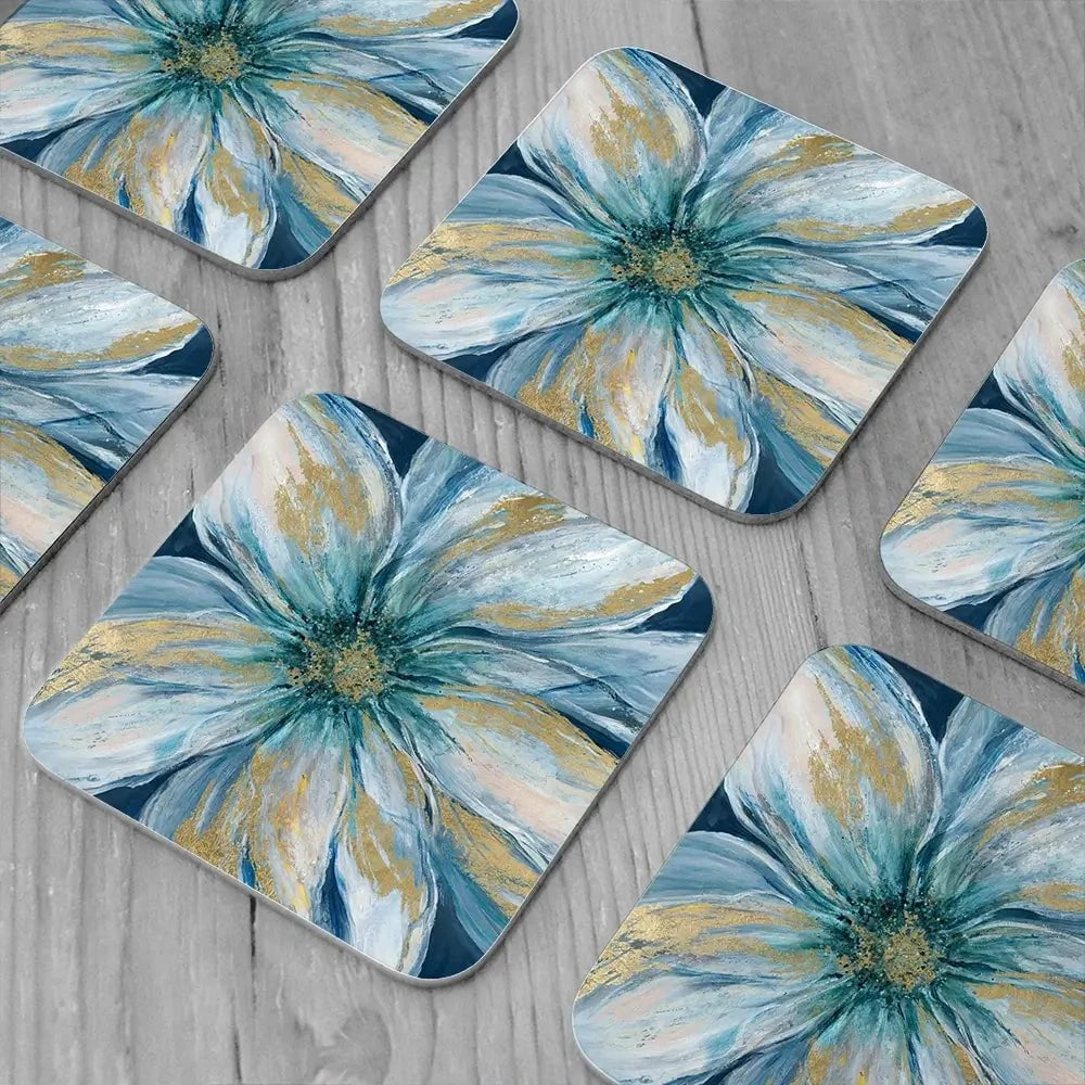 Dazzling Bloom 1 Coaster Set Dazzling Bloom 1 Coaster Set wall art product Carol Robinson