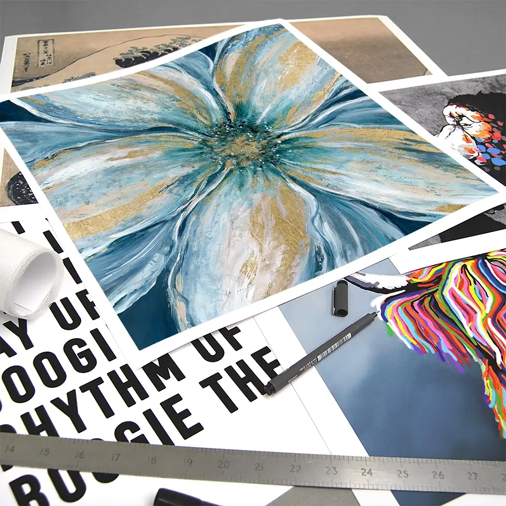 Dazzling Bloom 2 Square Art Print Dazzling Bloom 2 Square Art Print wall art product Carol Robinson