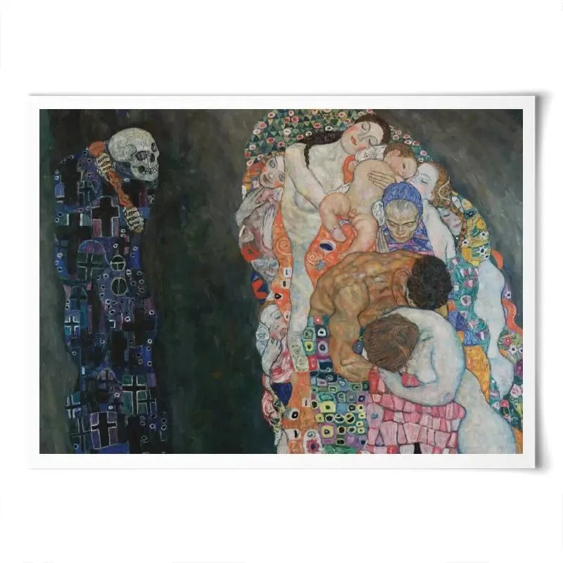Death And Life Art Print Death And Life Art Print wall art product Gustav Klimt