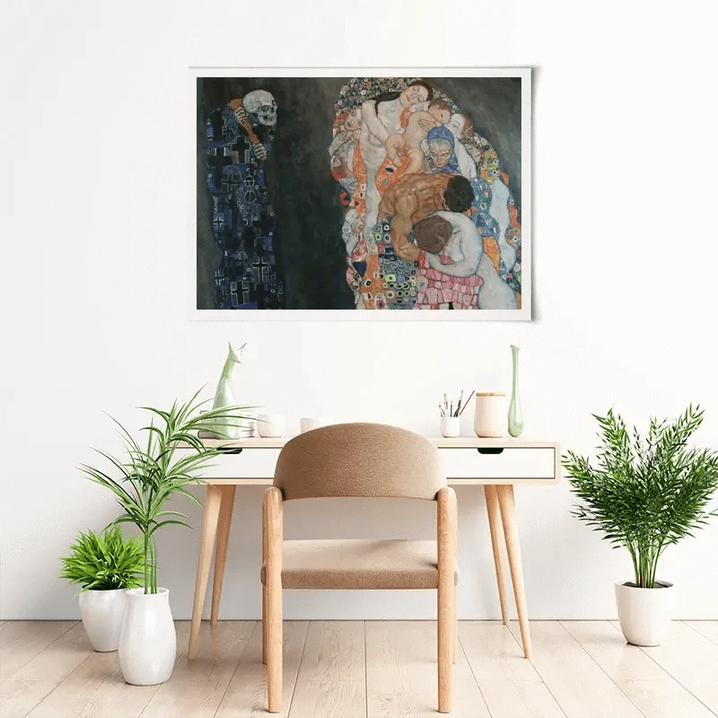 Death And Life Art Print Death And Life Art Print wall art product Gustav Klimt