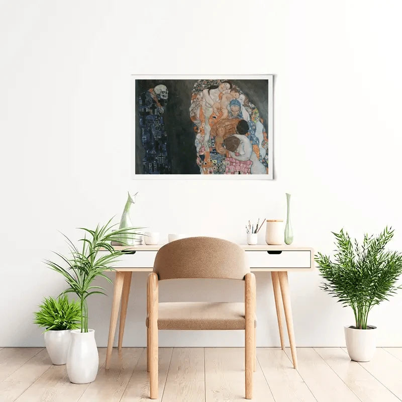 Death And Life Art Print Death And Life Art Print wall art product Gustav Klimt