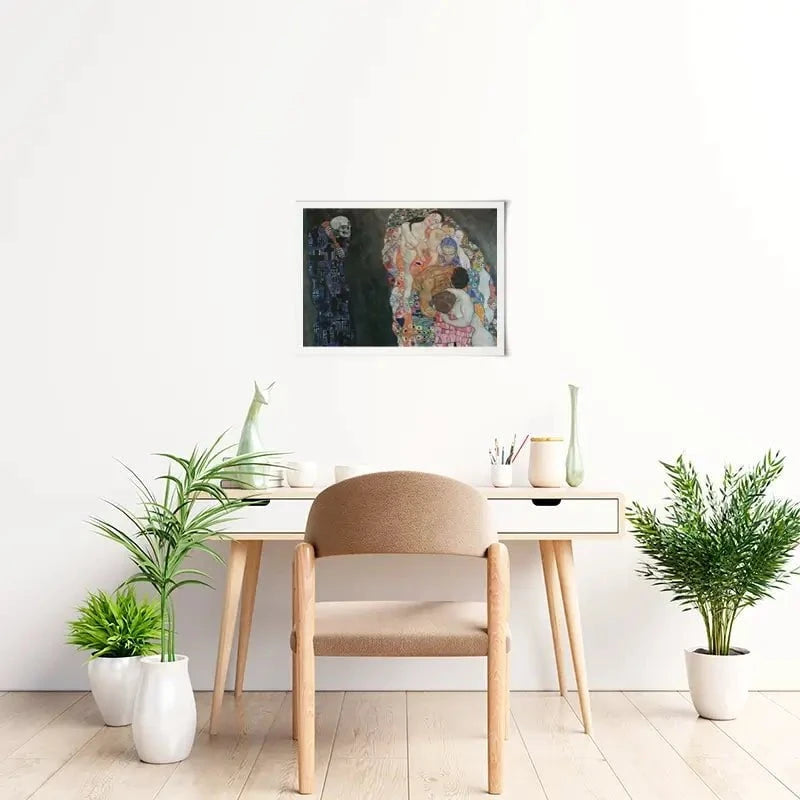 Death And Life Art Print Death And Life Art Print wall art product Gustav Klimt