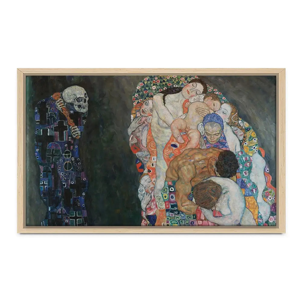 Death And Life Canvas Print Death And Life Canvas Print wall art product Gustav Klimt