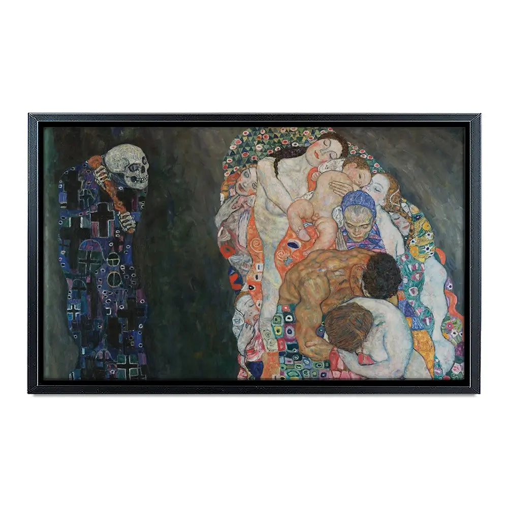 Death And Life Canvas Print Death And Life Canvas Print wall art product Gustav Klimt