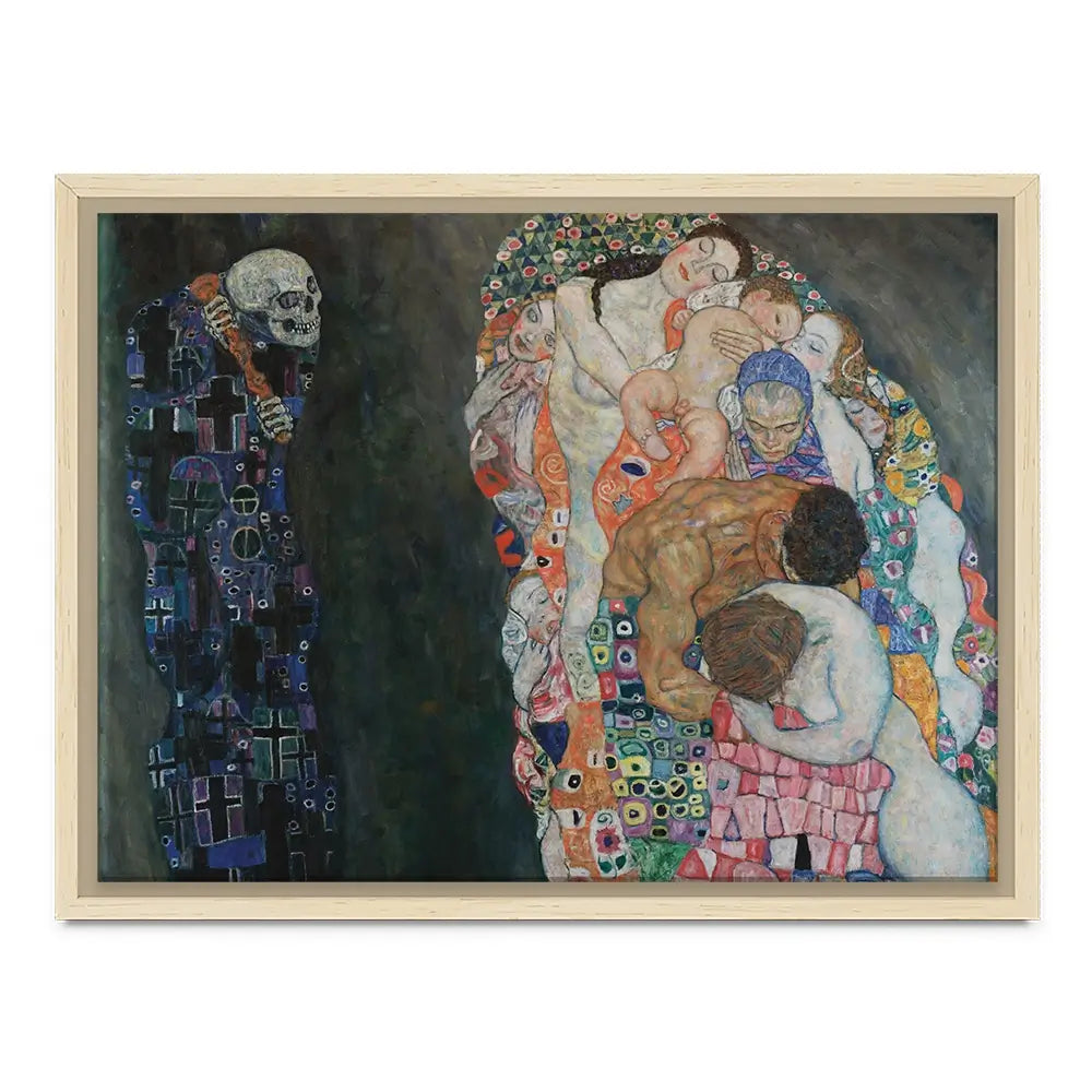 Death And Life Canvas Print Death And Life Canvas Print wall art product Gustav Klimt
