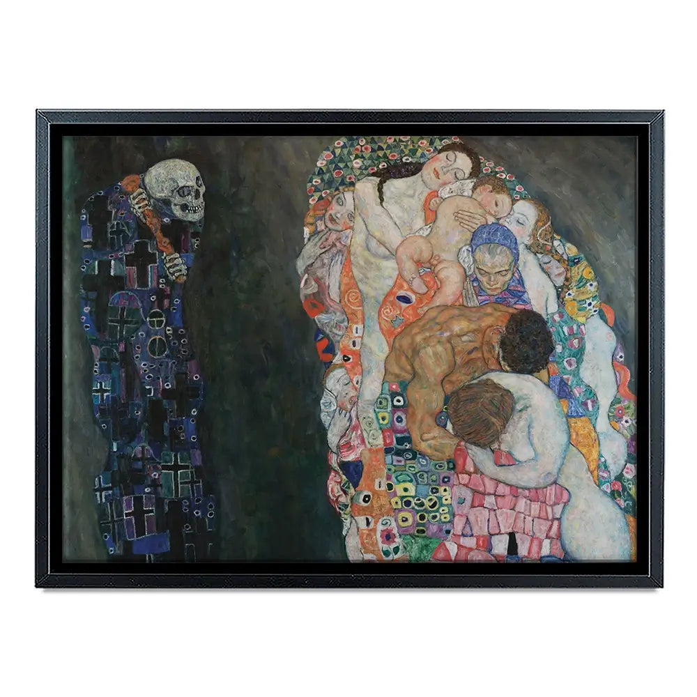 Death And Life Canvas Print Death And Life Canvas Print wall art product Gustav Klimt