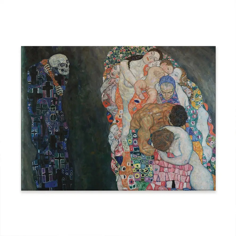 Death And Life Canvas Print Death And Life Canvas Print wall art product Gustav Klimt