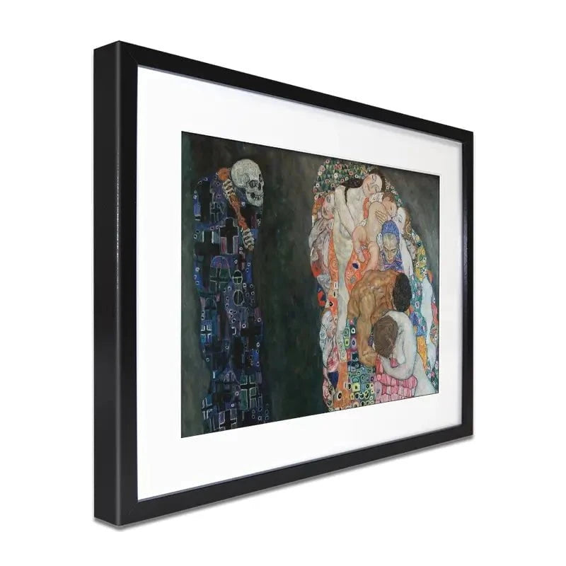 Death And Life Framed Art Print Death And Life Framed Art Print wall art product Gustav Klimt