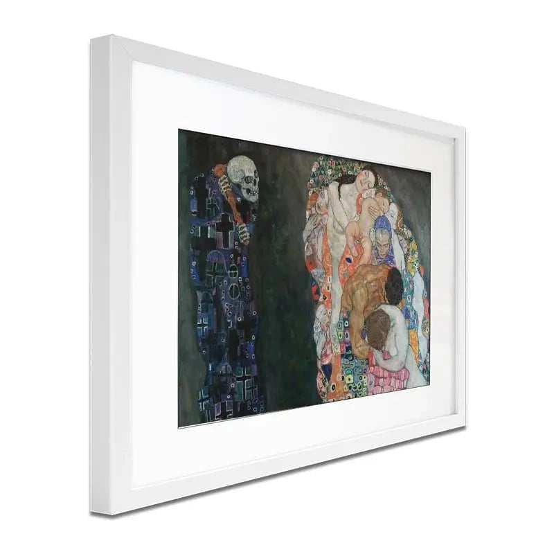 Death And Life Framed Art Print Death And Life Framed Art Print wall art product Gustav Klimt