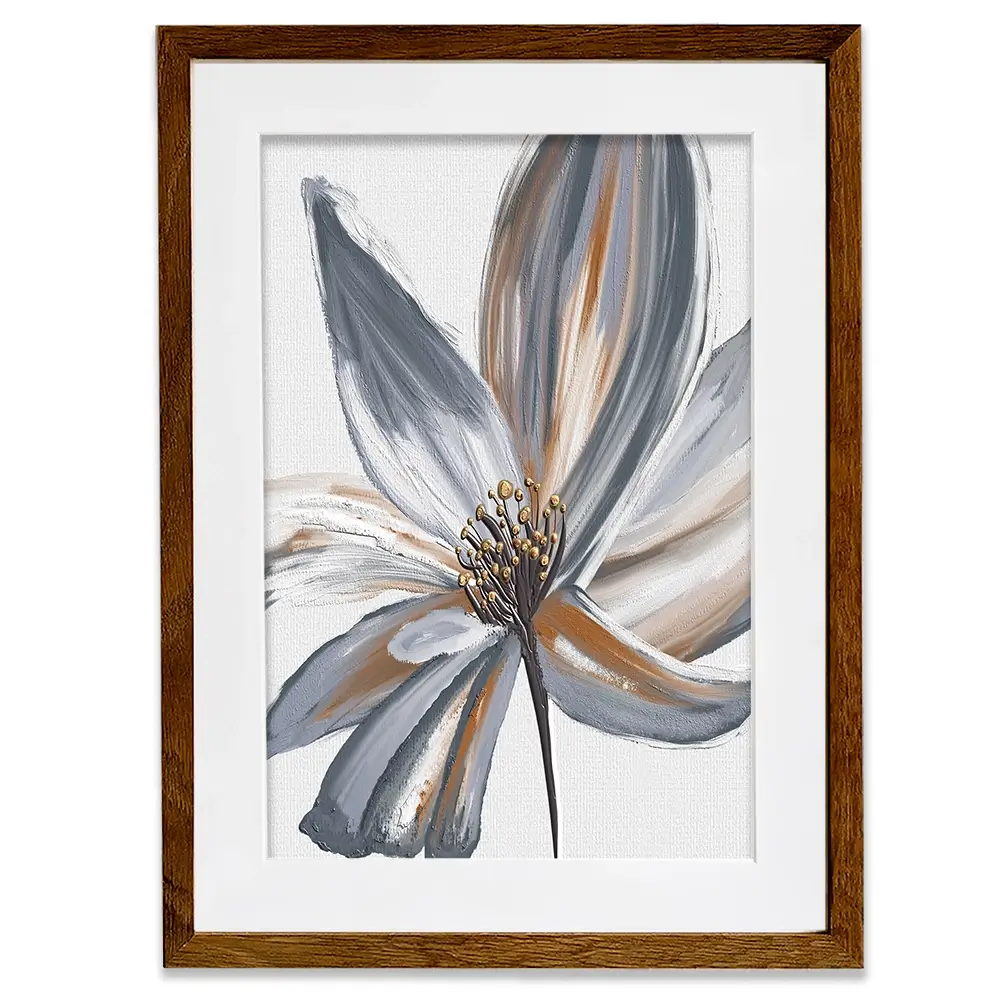 Decorative Flower Framed Art Print Decorative Flower Framed Art Print wall art product Muzi pear studio / Shutterstock