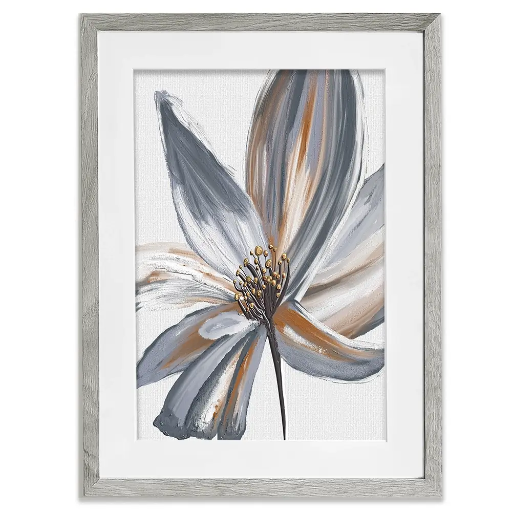 Decorative Flower Framed Art Print Decorative Flower Framed Art Print wall art product Muzi pear studio / Shutterstock