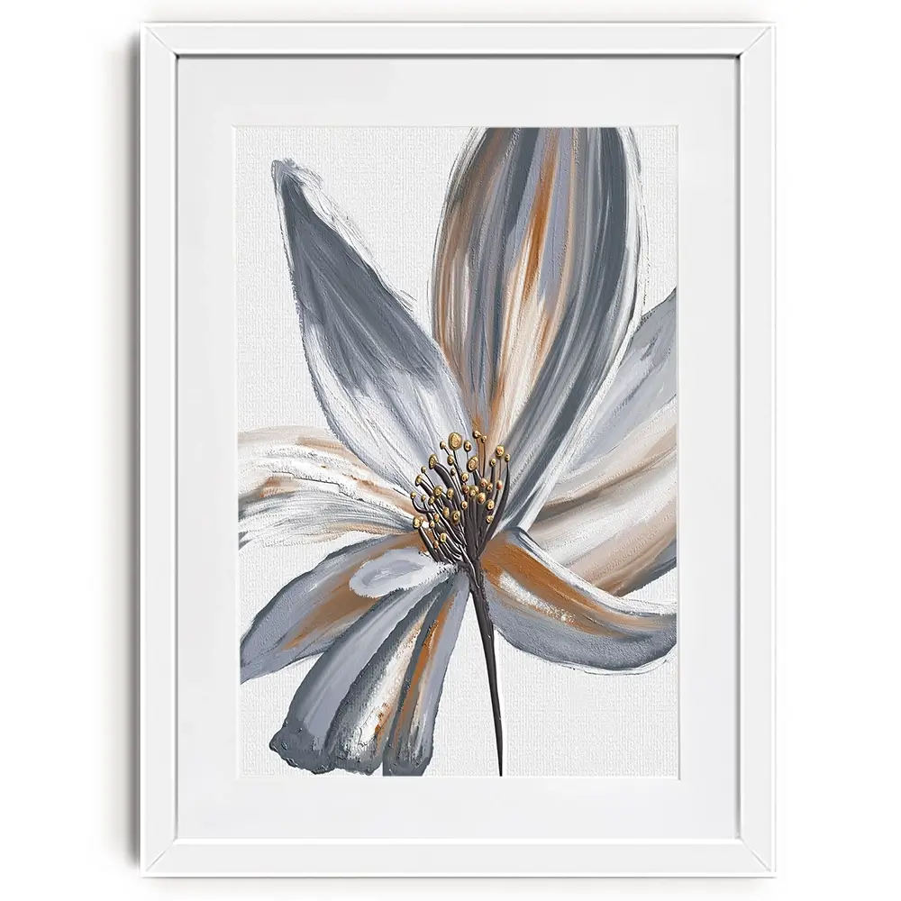 Decorative Flower Framed Art Print Decorative Flower Framed Art Print wall art product Muzi pear studio / Shutterstock