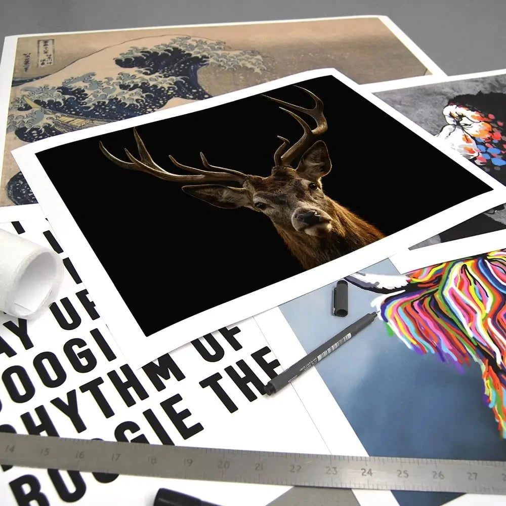 Deer Art Print Deer Art Print wall art product Brais Seara / Shutterstock