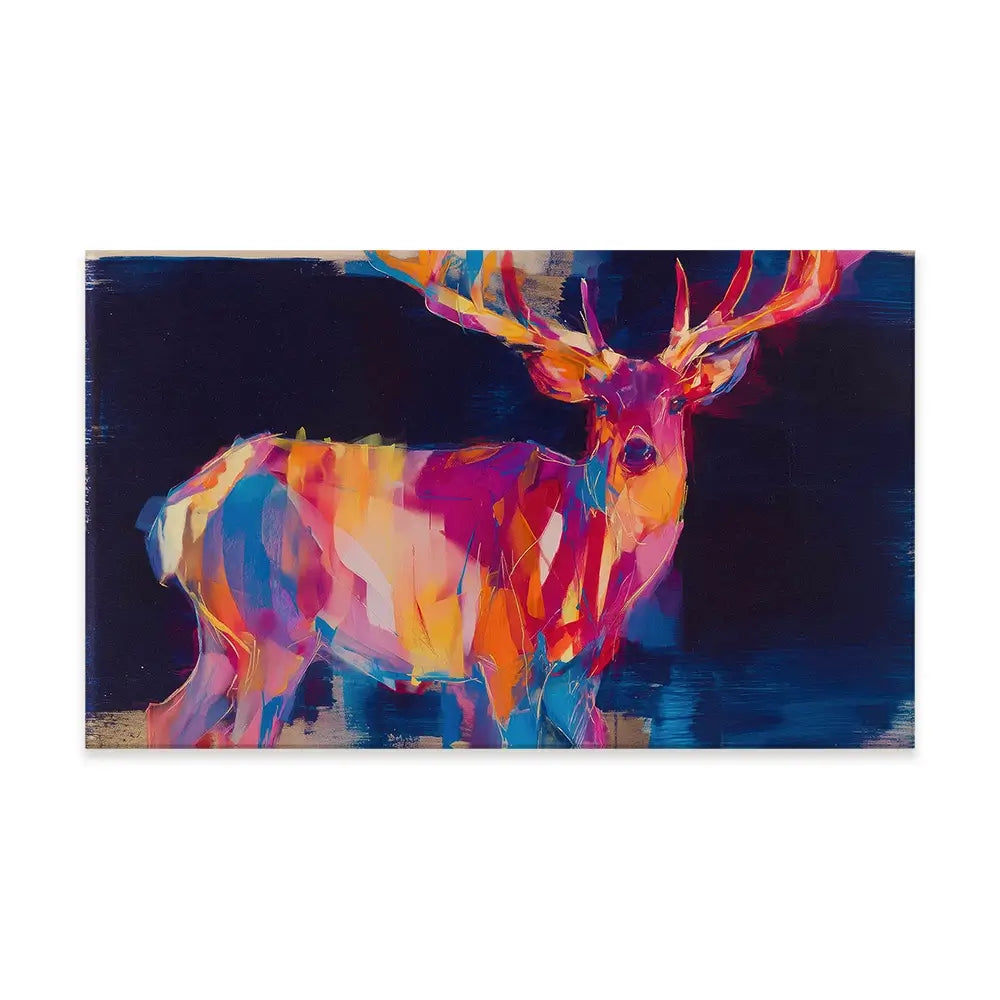 Deer At Twilight Canvas Print Deer At Twilight Canvas Print wall art product Chromatic Storm Studio