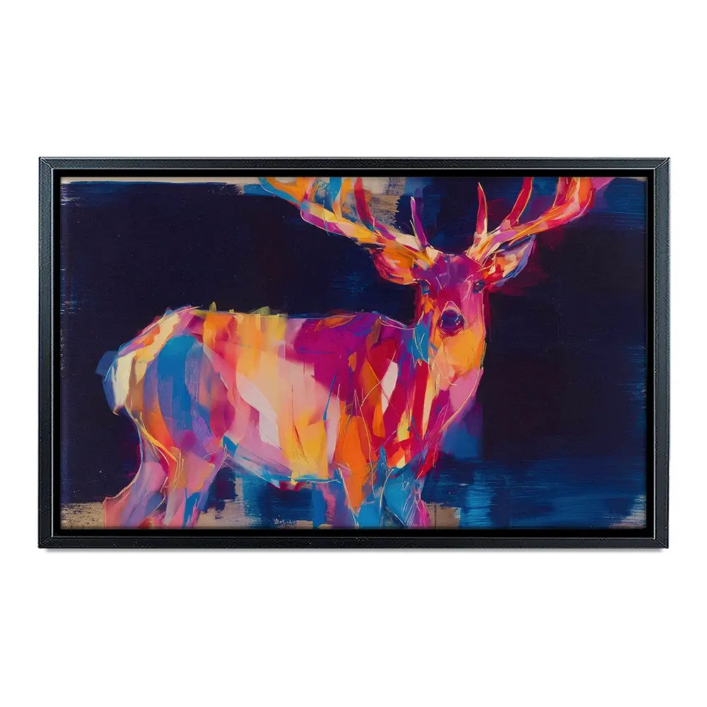 Deer At Twilight Canvas Print Deer At Twilight Canvas Print wall art product Chromatic Storm Studio