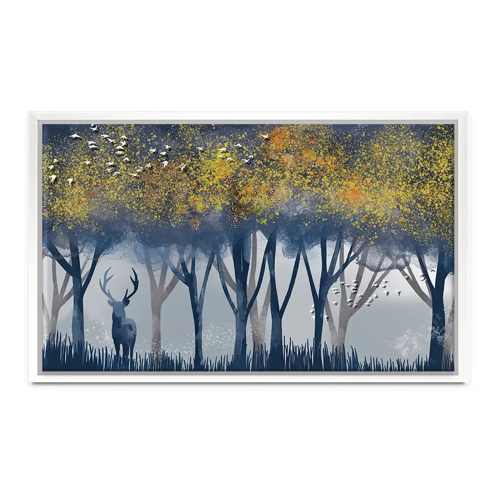 Deer In The Woods Oversized Canvas Print Deer In The Woods Oversized Canvas Print wall art product Art Print Shop