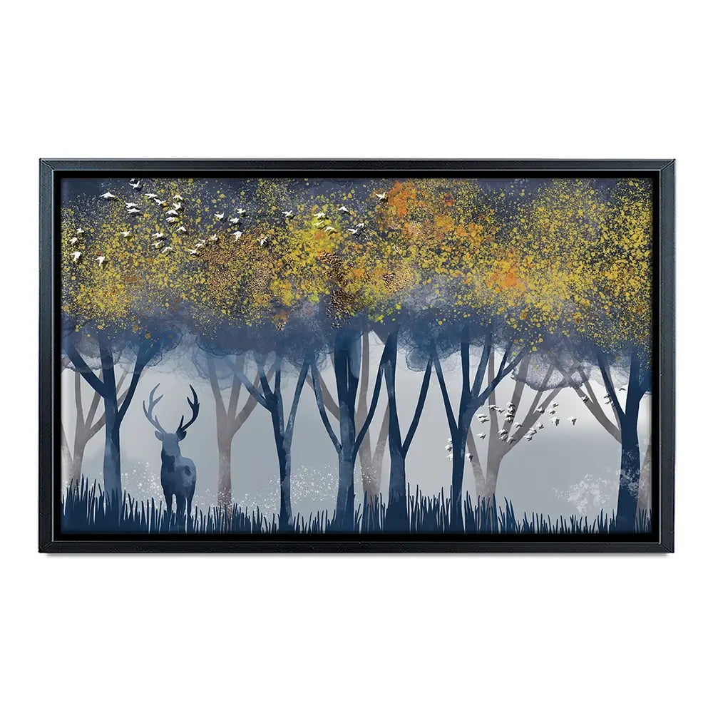 Deer In The Woods Oversized Canvas Print Deer In The Woods Oversized Canvas Print wall art product Art Print Shop