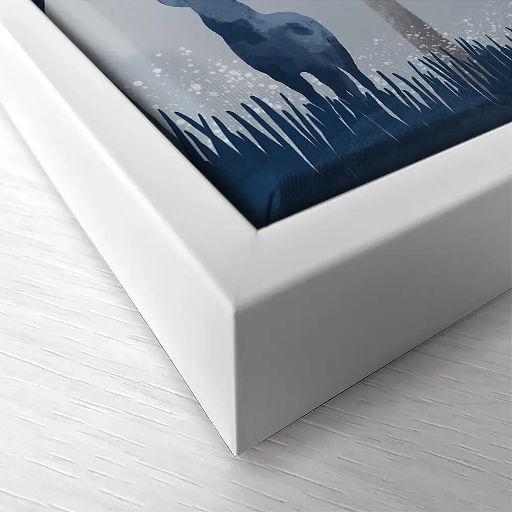 Deer In The Woods Square Canvas Print Deer In The Woods Square Canvas Print wall art product Independent
