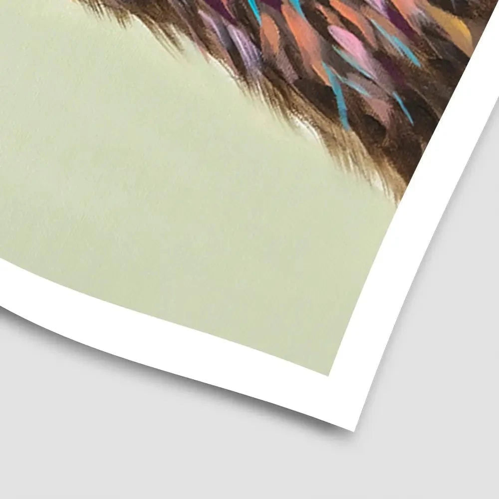 Deer With Flowers Art Print Deer With Flowers Art Print wall art product Carolee Vitaletti