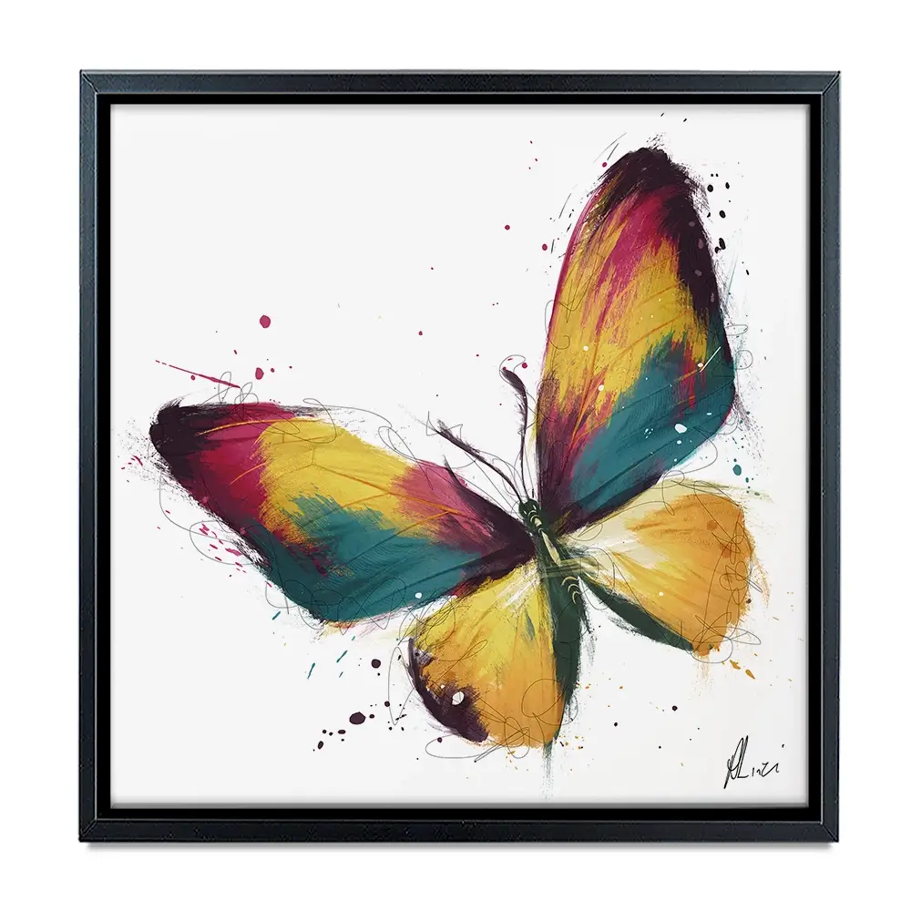 Delicate Butterfly Canvas Print Delicate Butterfly Canvas Print wall art product Aimee Linzi