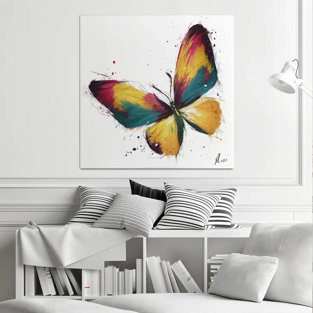 Delicate Butterfly Canvas Print Delicate Butterfly Canvas Print wall art product Aimee Linzi