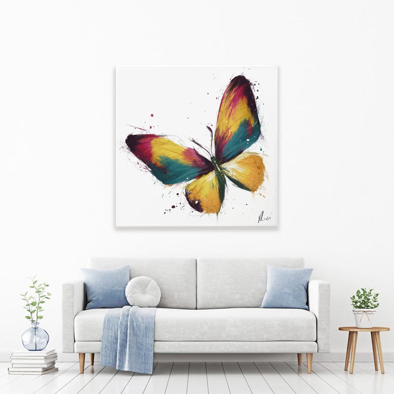 Delicate Butterfly Canvas Print wall art product Aimee Linzi