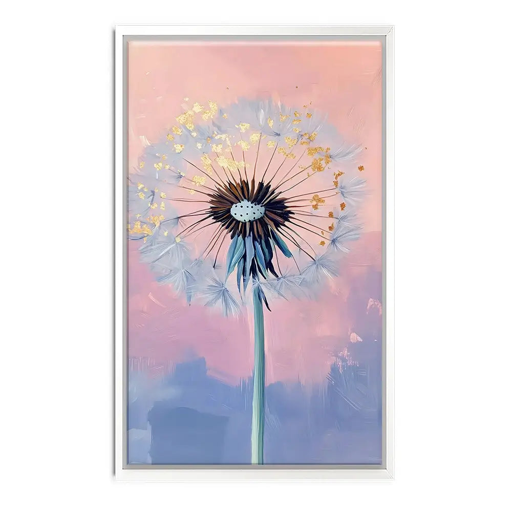 Delicate Dandelion Canvas Print Delicate Dandelion Canvas Print wall art product LSR Design Studio - Independent