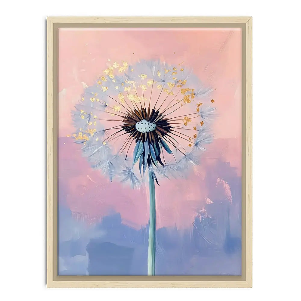 Delicate Dandelion Canvas Print Delicate Dandelion Canvas Print wall art product LSR Design Studio - Independent
