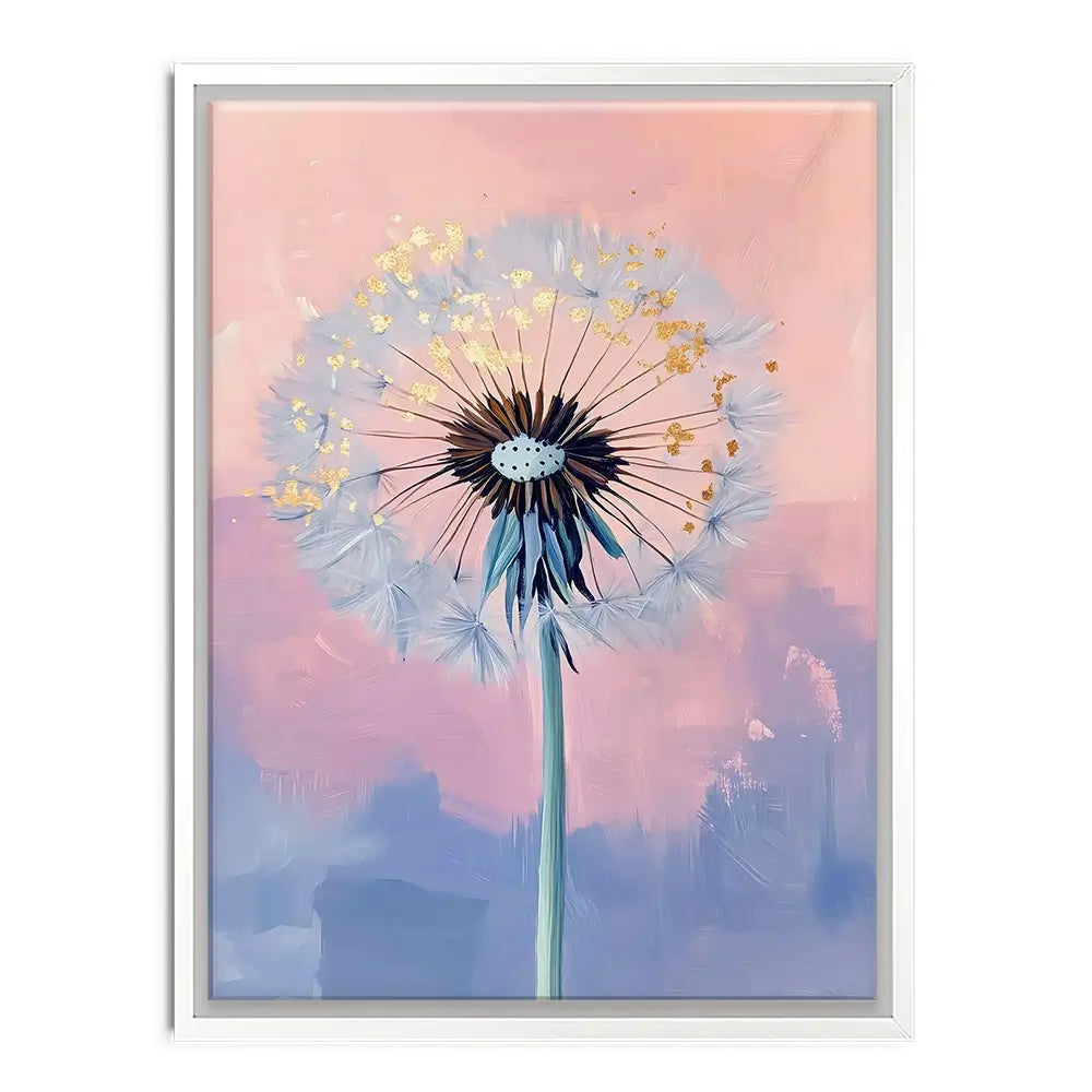 Delicate Dandelion Canvas Print Delicate Dandelion Canvas Print wall art product LSR Design Studio - Independent
