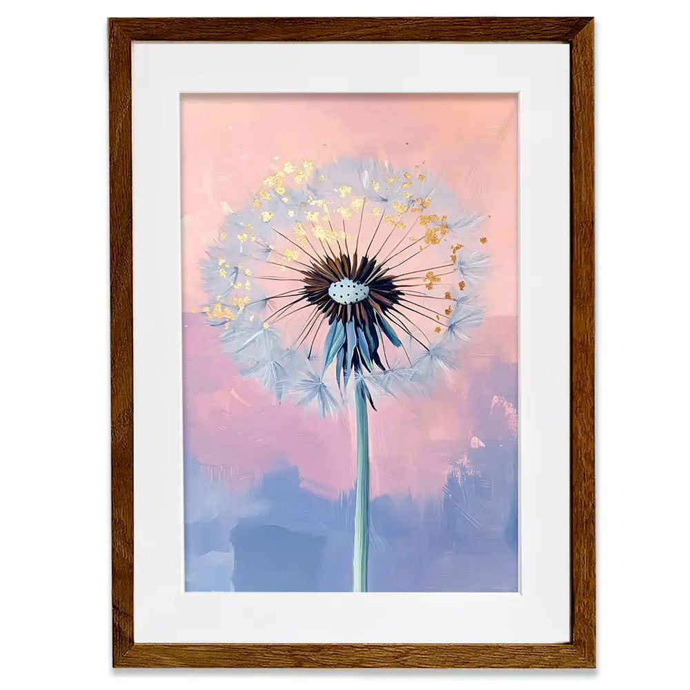 Delicate Dandelion Framed Art Print Delicate Dandelion Framed Art Print wall art product LSR Design Studio - Independent