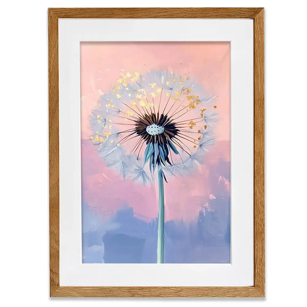 Delicate Dandelion Framed Art Print Delicate Dandelion Framed Art Print wall art product LSR Design Studio - Independent