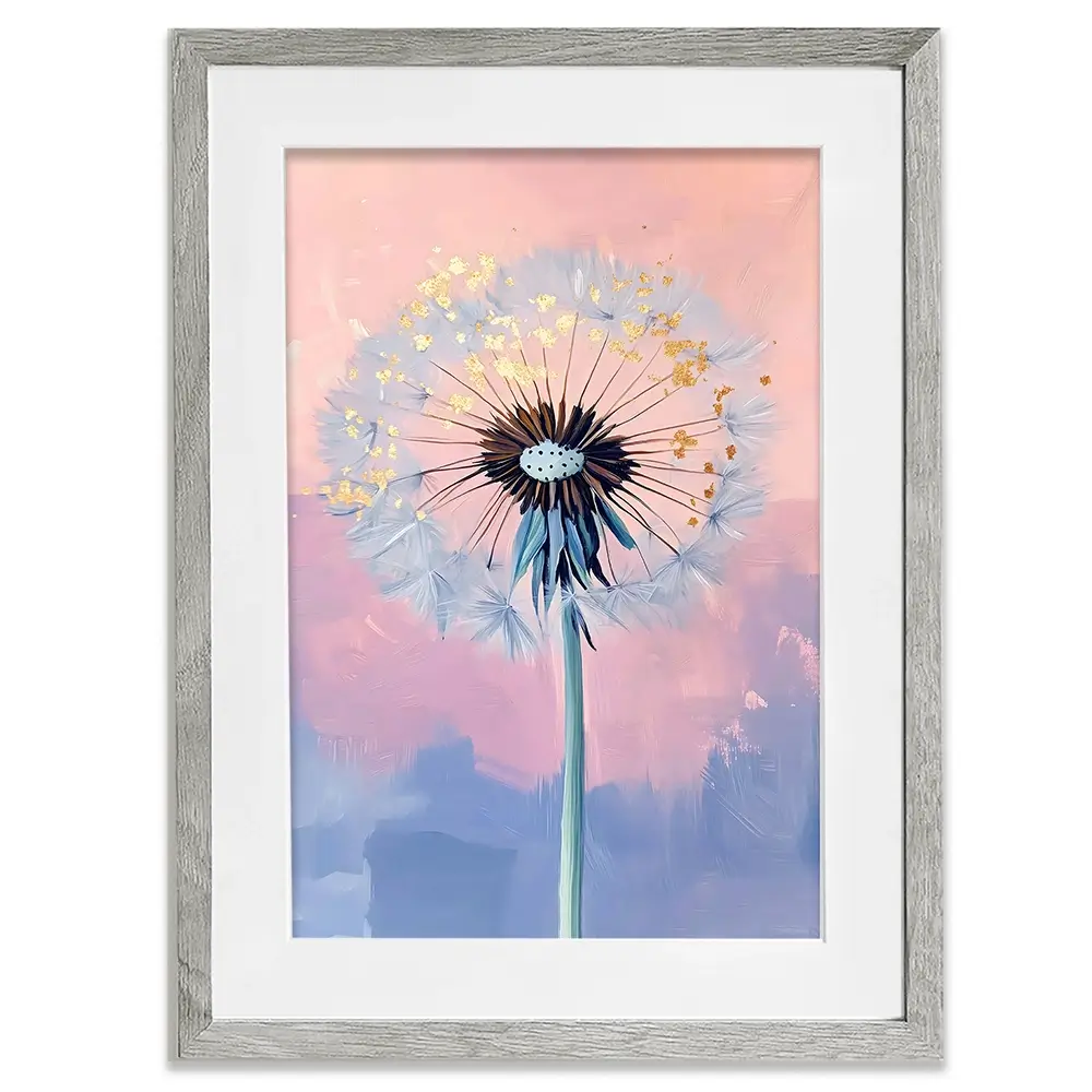 Delicate Dandelion Framed Art Print Delicate Dandelion Framed Art Print wall art product LSR Design Studio - Independent