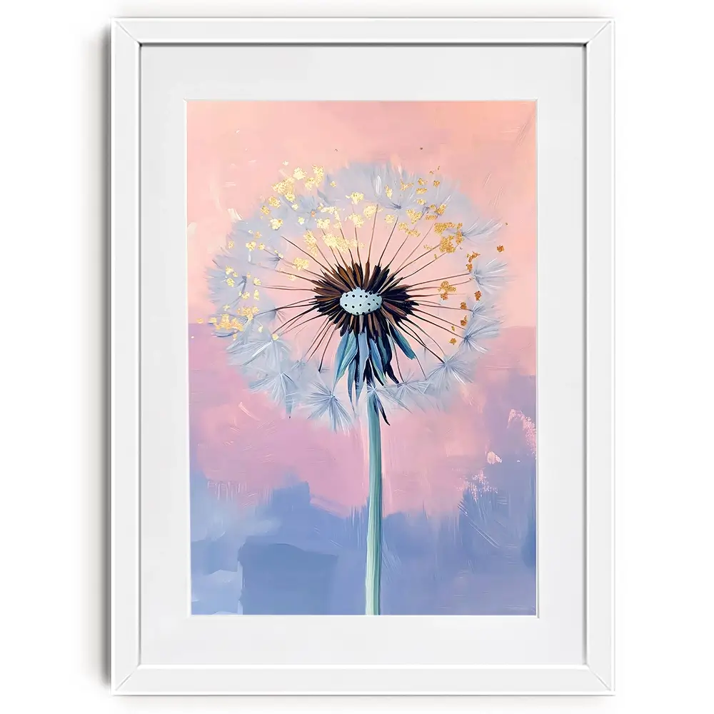 Delicate Dandelion Framed Art Print Delicate Dandelion Framed Art Print wall art product LSR Design Studio - Independent