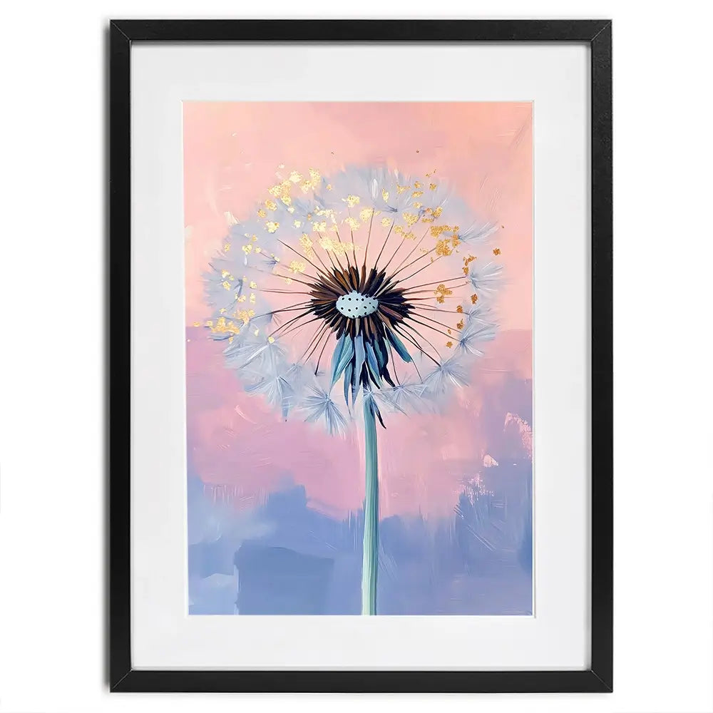 Delicate Dandelion Framed Art Print Delicate Dandelion Framed Art Print wall art product LSR Design Studio - Independent