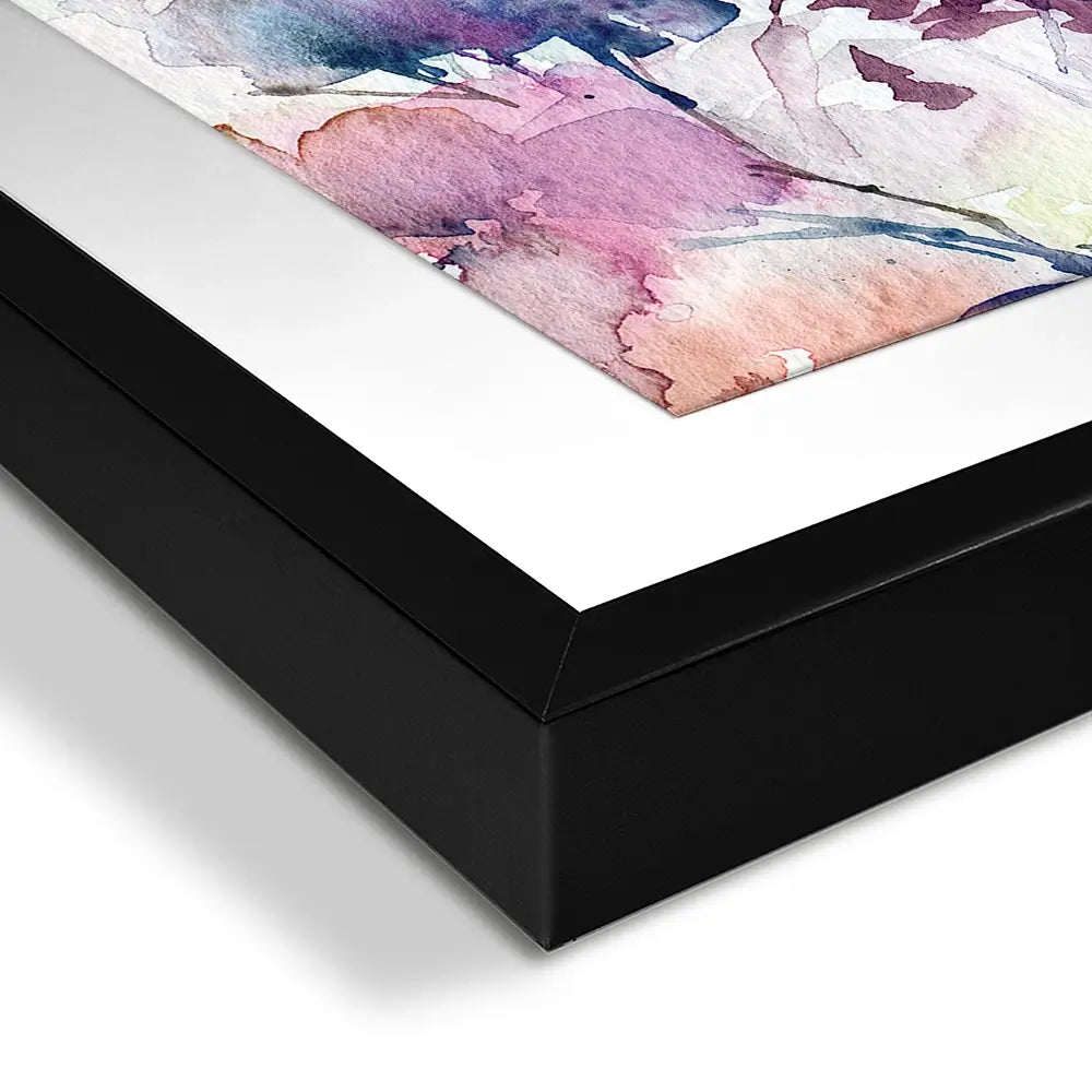 Delicate Floral Watercolour Square Framed Art Print Delicate Floral Watercolour Square Framed Art Print wall art product Oaurea / Shutterstock