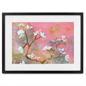 Delicate Pink Blossoms Framed Art Print Delicate Pink Blossoms Framed Art Print wall art product Studio Paint-Ing