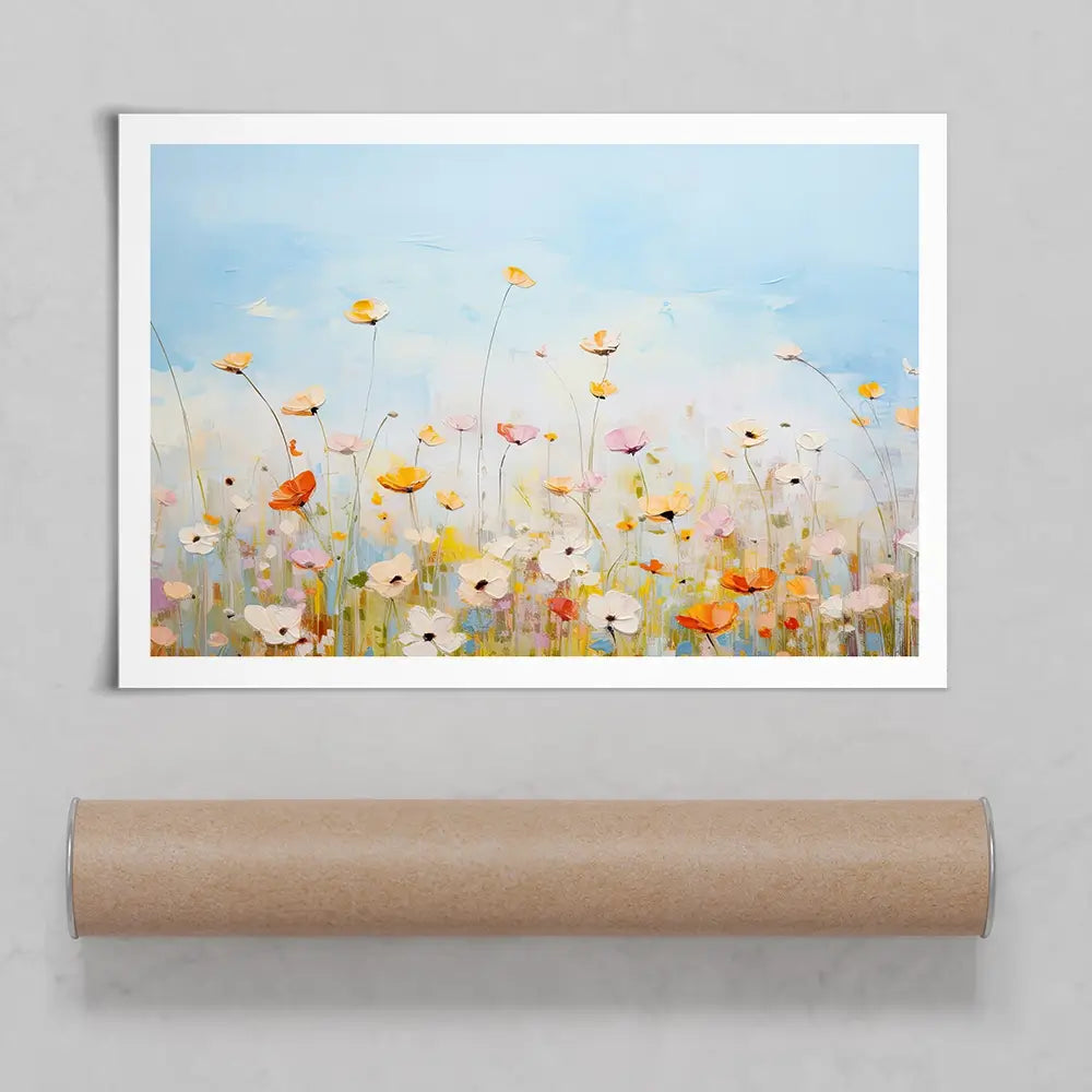 Delicate Wildflowers Art Print Delicate Wildflowers Art Print wall art product Gina Kelly - Independent