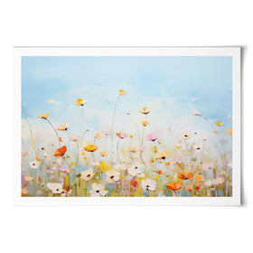 Delicate Wildflowers Art Print Delicate Wildflowers Art Print wall art product Gina Kelly - Independent