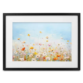 Delicate Wildflowers Framed Art Print Delicate Wildflowers Framed Art Print wall art product Gina Kelly - Independent