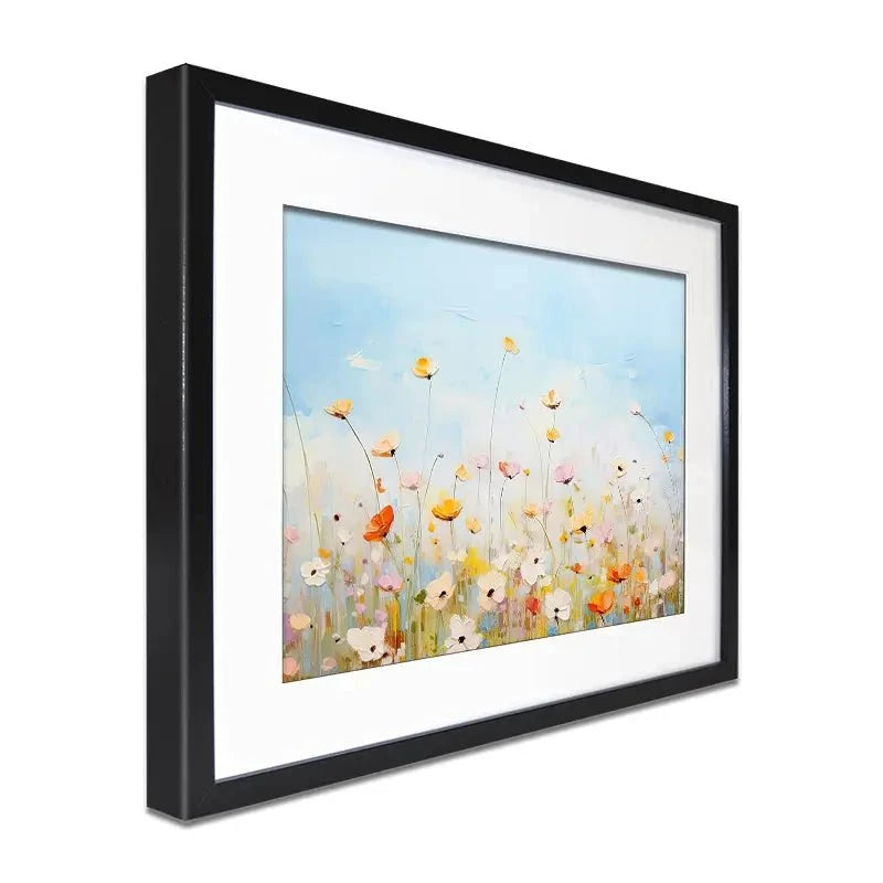 Delicate Wildflowers Framed Art Print Delicate Wildflowers Framed Art Print wall art product Gina Kelly - Independent