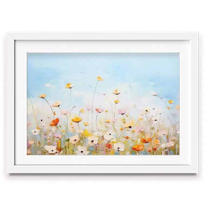 Delicate Wildflowers Framed Art Print Delicate Wildflowers Framed Art Print wall art product Gina Kelly - Independent